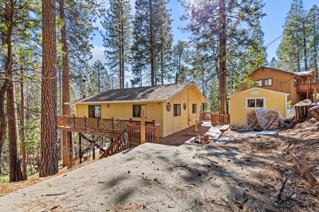 Big Trees, Little Cabin Arnold Bagian luar foto
